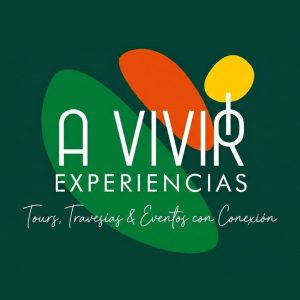 logo de A Vivir Experiencias, fono pino.